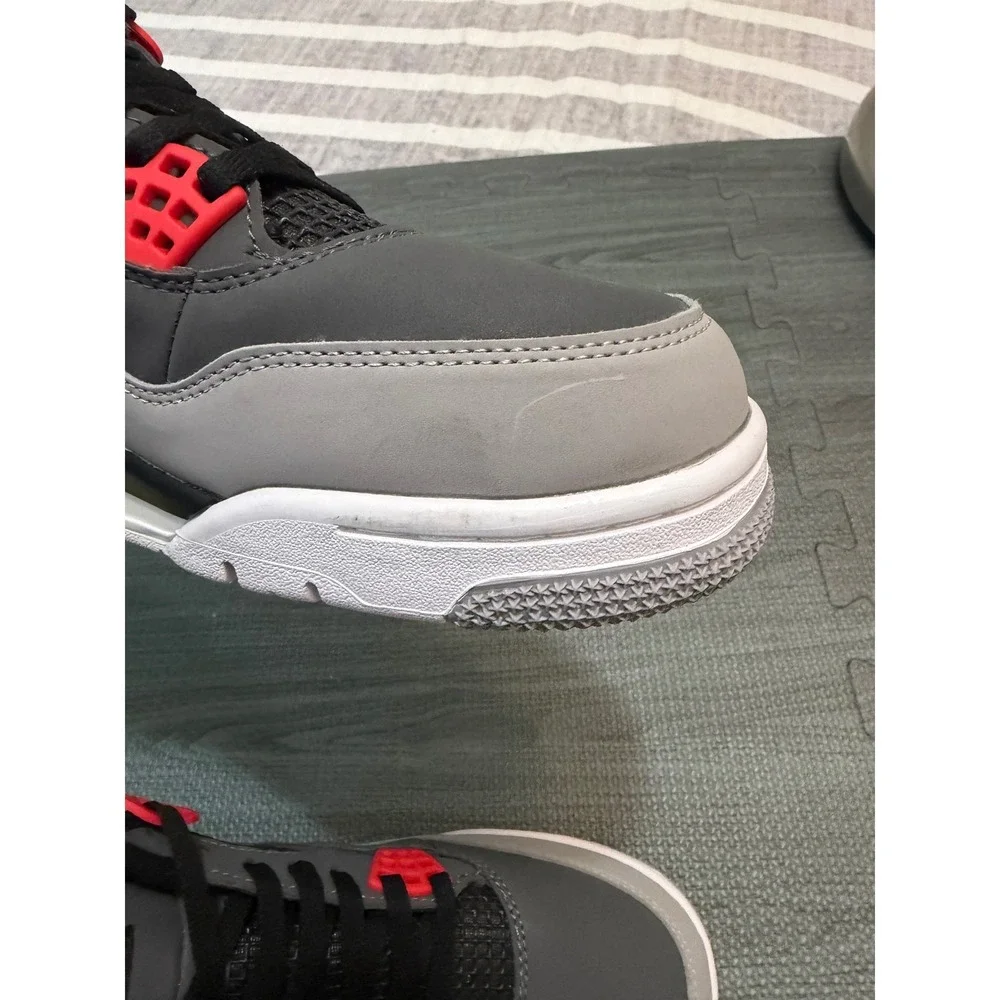 Jordan 4 Retro Infrared Dark Grey Black Cement Mens Size 13 DH6927-061